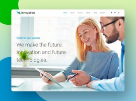 Innovation Business Corporate WordPress Theme