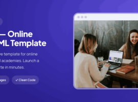 EduSphere — Online Courses & E-Learning HTML Template
