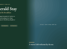 Emerald Stay — Irish B&B & Guesthouse Website Template