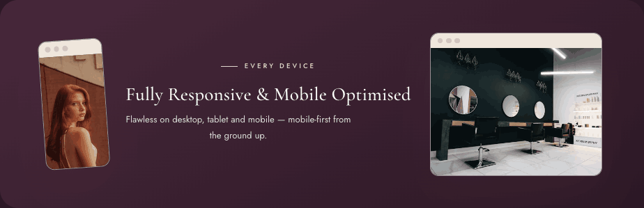 GlowÉire — fully responsive and mobile-optimised on desktop, tablet and mobile